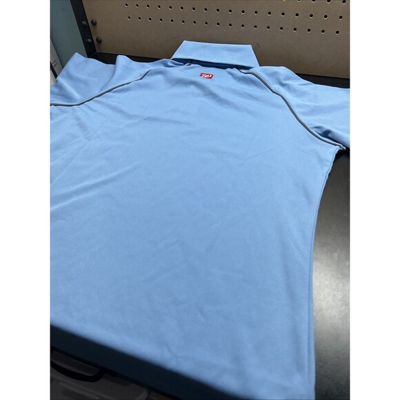 HPI Direct Women's Walgreens Employee Uniform Polo Shirt Blue Med Short Sleeve - Picture 4 of 5